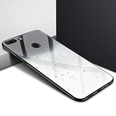 Funda Bumper Silicona Espejo Patron de Moda Carcasa para Huawei Honor 9 Lite Negro