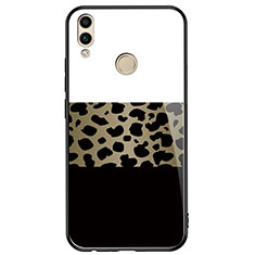 Funda Bumper Silicona Espejo Patron de Moda Carcasa para Huawei Honor V10 Lite Negro