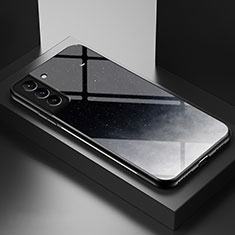 Funda Bumper Silicona Gel Espejo Estrellado Carcasa A01 para Samsung Galaxy S21 Plus 5G Negro