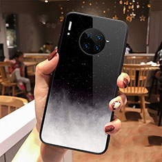 Funda Bumper Silicona Gel Espejo Estrellado Carcasa para Huawei Mate 30 Negro