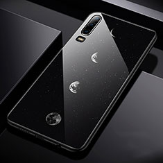 Funda Bumper Silicona Gel Espejo Estrellado Carcasa para Huawei P30 Gris Oscuro