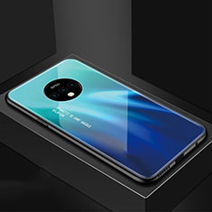 Funda Bumper Silicona Gel Espejo Estrellado Carcasa para OnePlus 7T Azul