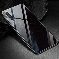 Funda Bumper Silicona Gel Espejo Flores Carcasa K01 para Xiaomi Mi A3 Negro