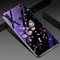 Funda Bumper Silicona Gel Espejo Flores Carcasa para Huawei P20 Lite (2019) Multicolor