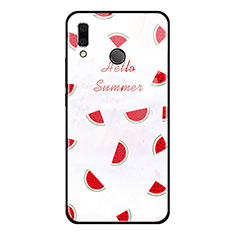 Funda Bumper Silicona Gel Espejo Fruta Carcasa para Huawei Honor 8X Rojo