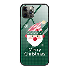 Funda Bumper Silicona Gel Espejo Navidad de Moda Carcasa para Apple iPhone 12 Pro Max Multicolor