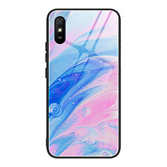 Funda Bumper Silicona Gel Espejo Patron de Moda Carcasa JM1 para Xiaomi Redmi 9AT Vistoso