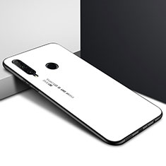 Funda Bumper Silicona Gel Espejo Patron de Moda Carcasa K01 para Huawei Honor 20i Blanco