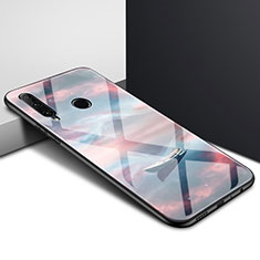 Funda Bumper Silicona Gel Espejo Patron de Moda Carcasa K01 para Huawei P Smart+ Plus (2019) Marron