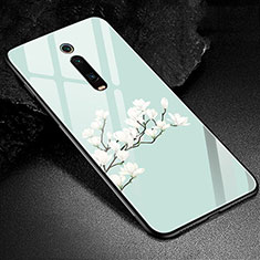 Funda Bumper Silicona Gel Espejo Patron de Moda Carcasa K02 para Xiaomi Redmi K20 Pro Verde