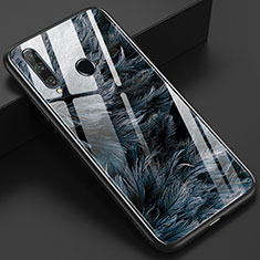 Funda Bumper Silicona Gel Espejo Patron de Moda Carcasa K04 para Huawei Honor 20 Lite Negro