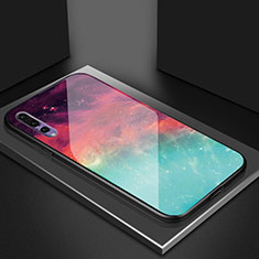 Funda Bumper Silicona Gel Espejo Patron de Moda Carcasa K04 para Huawei P20 Pro Multicolor