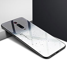 Funda Bumper Silicona Gel Espejo Patron de Moda Carcasa K04 para Xiaomi Mi 9T Negro