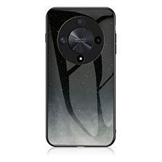 Funda Bumper Silicona Gel Espejo Patron de Moda Carcasa LS1 para Huawei Honor Magic6 Lite 5G Gris