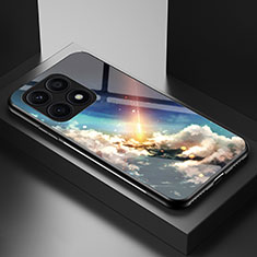 Funda Bumper Silicona Gel Espejo Patron de Moda Carcasa LS1 para Huawei Honor X8 5G Multicolor