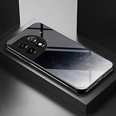 Funda Bumper Silicona Gel Espejo Patron de Moda Carcasa LS1 para OnePlus 11 5G Gris