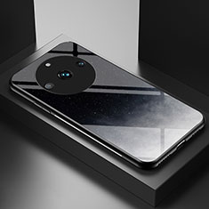 Funda Bumper Silicona Gel Espejo Patron de Moda Carcasa LS1 para Realme 11 Pro+ Plus 5G Gris