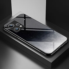 Funda Bumper Silicona Gel Espejo Patron de Moda Carcasa LS1 para Realme 9 Pro+ Plus 5G Gris
