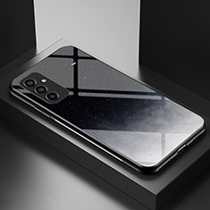 Funda Bumper Silicona Gel Espejo Patron de Moda Carcasa LS1 para Samsung Galaxy F13 4G Gris