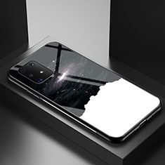Funda Bumper Silicona Gel Espejo Patron de Moda Carcasa LS1 para Samsung Galaxy S10 Lite Negro