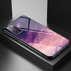 Funda Bumper Silicona Gel Espejo Patron de Moda Carcasa LS1 para Samsung Galaxy S20 Lite 5G Morado