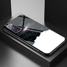 Funda Bumper Silicona Gel Espejo Patron de Moda Carcasa LS1 para Samsung Galaxy S20 Lite 5G Negro