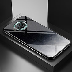 Funda Bumper Silicona Gel Espejo Patron de Moda Carcasa LS1 para Xiaomi Mi 10i 5G Gris