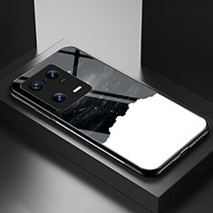 Funda Bumper Silicona Gel Espejo Patron de Moda Carcasa LS1 para Xiaomi Mi 13 Pro 5G Negro