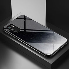 Funda Bumper Silicona Gel Espejo Patron de Moda Carcasa LS1 para Xiaomi POCO M3 Pro 5G Gris