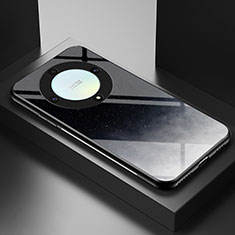 Funda Bumper Silicona Gel Espejo Patron de Moda Carcasa LS2 para Huawei Honor Magic5 Lite 5G Gris
