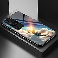 Funda Bumper Silicona Gel Espejo Patron de Moda Carcasa LS2 para Huawei P60 Multicolor