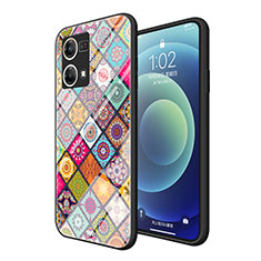 Funda Bumper Silicona Gel Espejo Patron de Moda Carcasa LS2 para Oppo F21 Pro 4G Multicolor