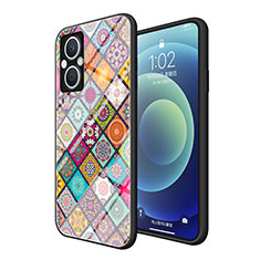 Funda Bumper Silicona Gel Espejo Patron de Moda Carcasa LS2 para Oppo F21 Pro 5G Vistoso