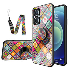 Funda Bumper Silicona Gel Espejo Patron de Moda Carcasa LS3 para Oppo Reno7 Lite 5G Multicolor