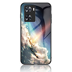 Funda Bumper Silicona Gel Espejo Patron de Moda Carcasa LS4 para Oppo A77 4G Multicolor