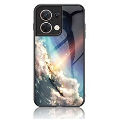 Funda Bumper Silicona Gel Espejo Patron de Moda Carcasa LS4 para Oppo Reno9 Pro 5G Multicolor