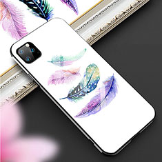 Funda Bumper Silicona Gel Espejo Patron de Moda Carcasa M02 para Apple iPhone 11 Pro Blanco