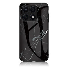 Funda Bumper Silicona Gel Espejo Patron de Moda Carcasa para Huawei Honor X6 Negro