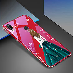 Funda Bumper Silicona Gel Espejo Patron de Moda Carcasa para Huawei Nova 3e Verde