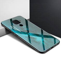 Funda Bumper Silicona Gel Espejo Patron de Moda Carcasa para Huawei Nova 5z Verde