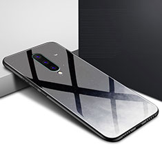 Funda Bumper Silicona Gel Espejo Patron de Moda Carcasa para OnePlus 8 Negro