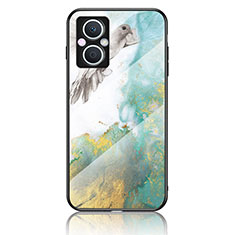 Funda Bumper Silicona Gel Espejo Patron de Moda Carcasa para OnePlus Nord N20 5G Verde