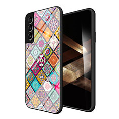 Funda Bumper Silicona Gel Espejo Patron de Moda Carcasa para Samsung Galaxy S24 5G Multicolor