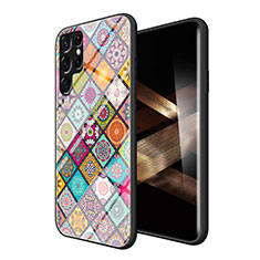 Funda Bumper Silicona Gel Espejo Patron de Moda Carcasa para Samsung Galaxy S24 Ultra 5G Multicolor