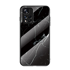 Funda Bumper Silicona Gel Espejo Patron de Moda Carcasa para Xiaomi Mi 11i 5G (2022) Negro