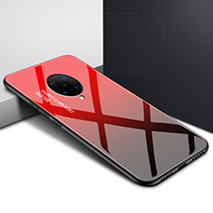 Funda Bumper Silicona Gel Espejo Patron de Moda Carcasa para Xiaomi Poco F2 Pro Rojo
