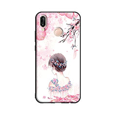 Funda Bumper Silicona Gel Espejo Patron de Moda Carcasa S01 para Huawei Honor 10 Lite Rosa