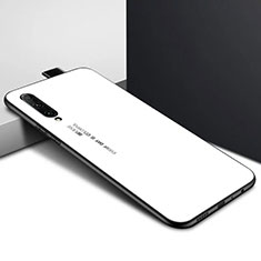 Funda Bumper Silicona Gel Espejo Patron de Moda Carcasa S01 para Huawei Honor 9X Pro Blanco