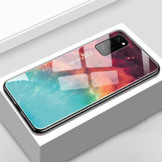 Funda Bumper Silicona Gel Espejo Patron de Moda Carcasa S02 para Huawei Honor View 30 5G Multicolor