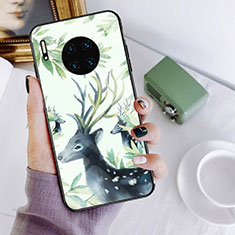 Funda Bumper Silicona Gel Espejo Patron de Moda Carcasa S02 para Huawei Mate 30 Pro Multicolor